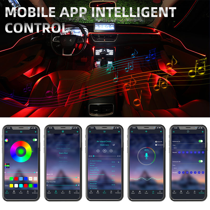 Accesorios para Auto 9/10 en 1 - Car Dashboard Light Fiber Optic reseña y precio