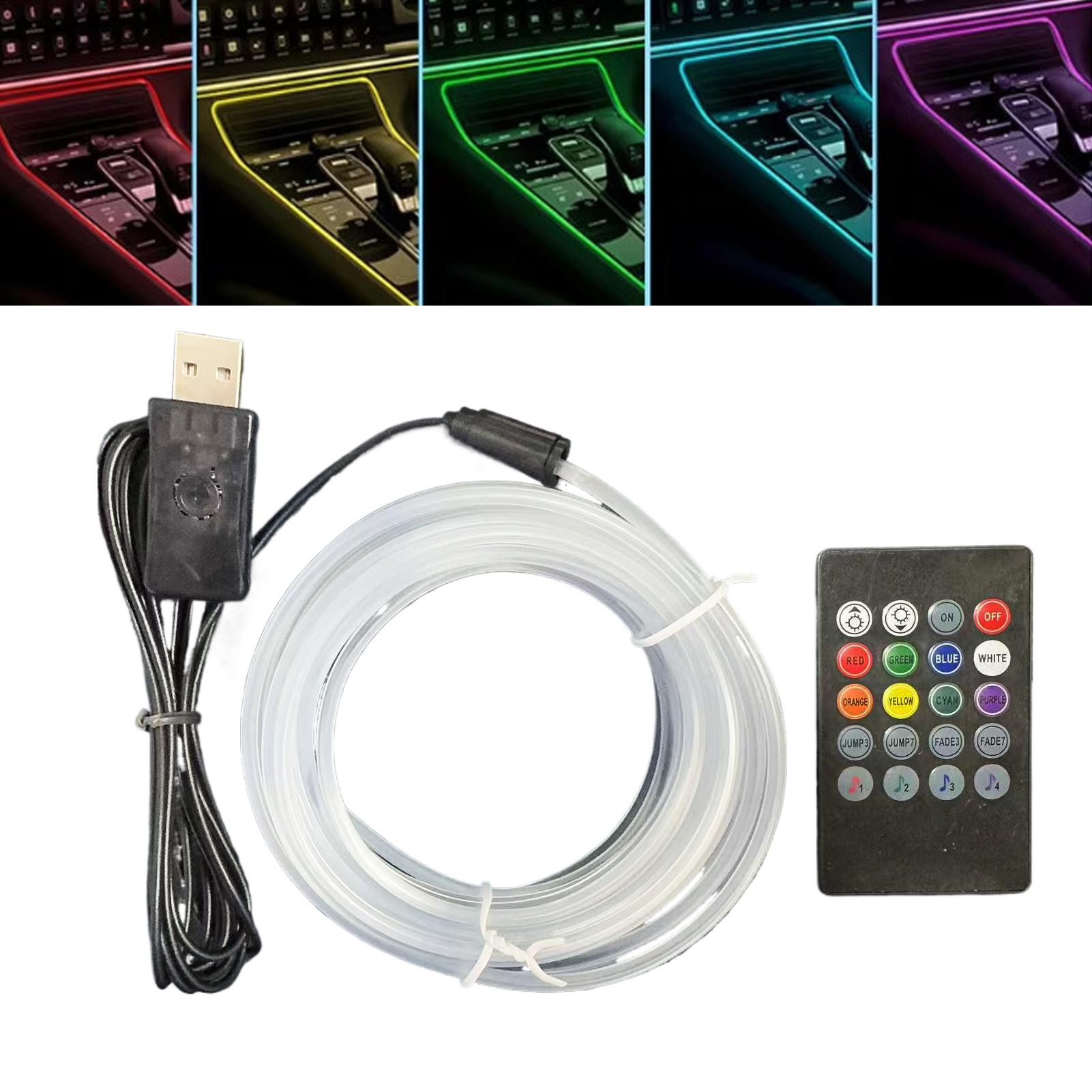 Iluminación ambiental interior - Car Ambient Light Sound Activated reseña y precio