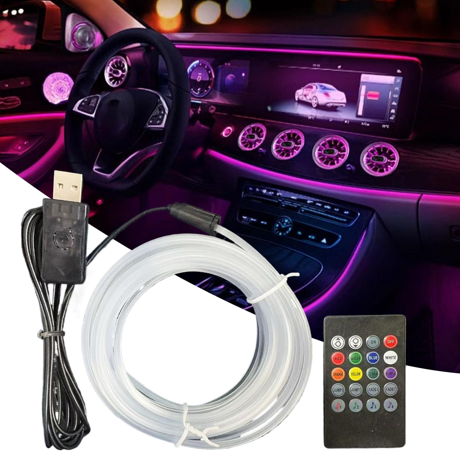 Iluminación ambiental interior - Car Ambient Light Sound Activated reseña y precio