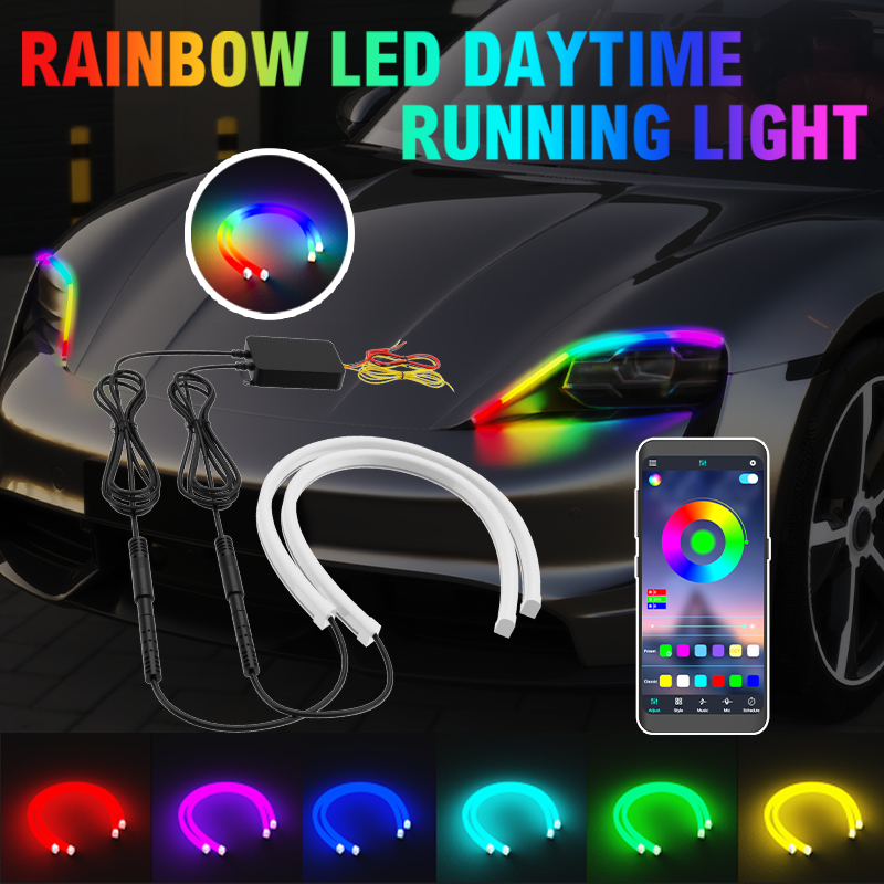 2 Piezas de Luces LED DRL para - Car Led Strip 12V Waterproof reseña y precio