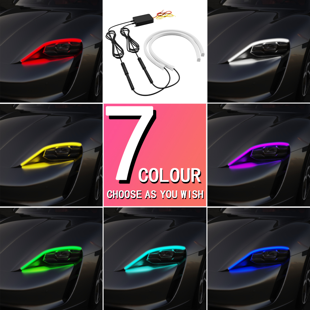 2 Piezas de Luces LED DRL para - Car Led Strip 12V Waterproof reseña y precio