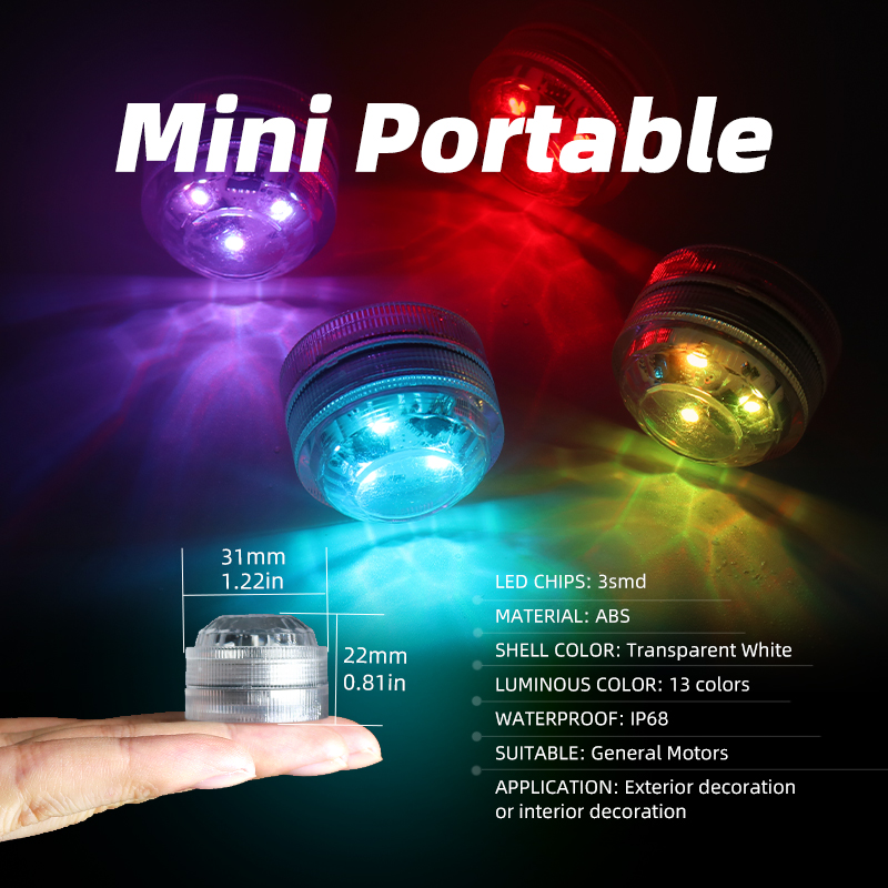 Luz Ambiental LED Inalámbrica  - Car Ambient Light Kit With Remote reseña y precio