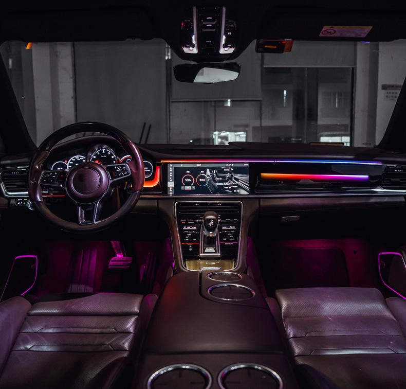 Nueva Luz Ambiental Dinámica p - Car Ambient Lighting 64 Color reseña y precio