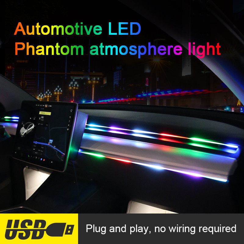 Tira de luces LED 2 en 1 de 11 - Car Dashboard Light Fiber Optic reseña y precio