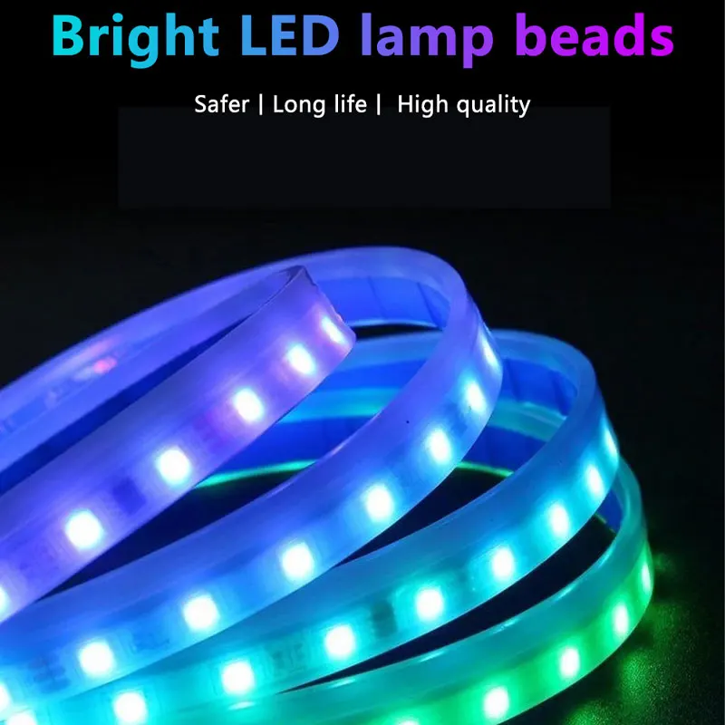 Luz decorativa para capó de co - Car Led Strip 12V Waterproof reseña y precio
