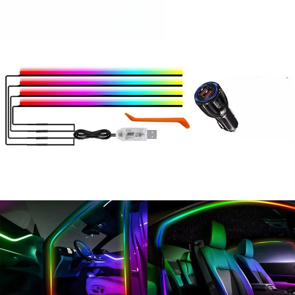 Kit de Luces Ambientales Symph - Car Ambient Light Kit With Remote reseña y precio