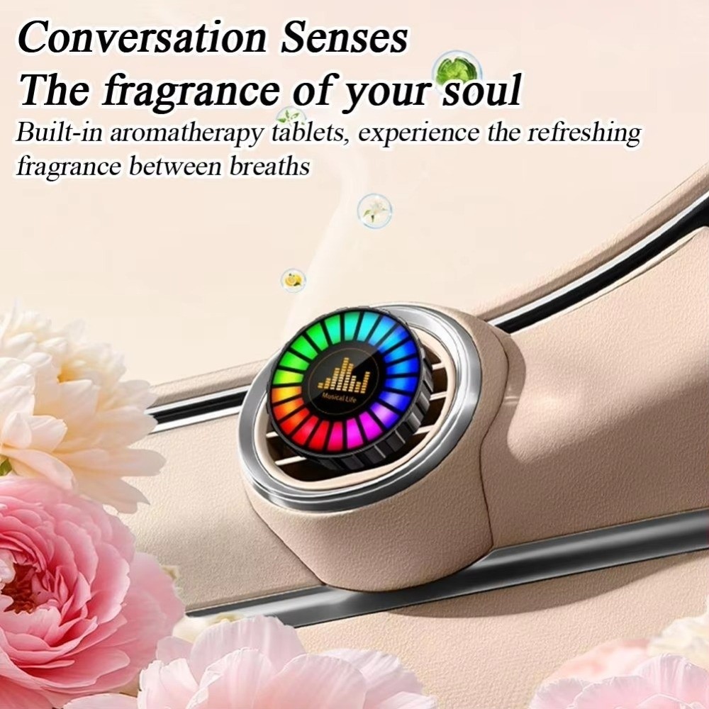 Luz ambiental recargable para  - Car Ambient Light Sound Activated reseña y precio