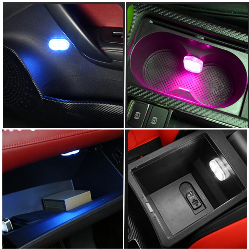 Luces Led inalámbricas para In - Car Interior Neon Light Usb reseña y precio