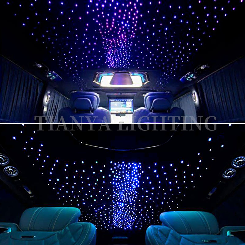 Luz Led de techo con cielo est - Car Roof Star Light Fiber Optic reseña y precio