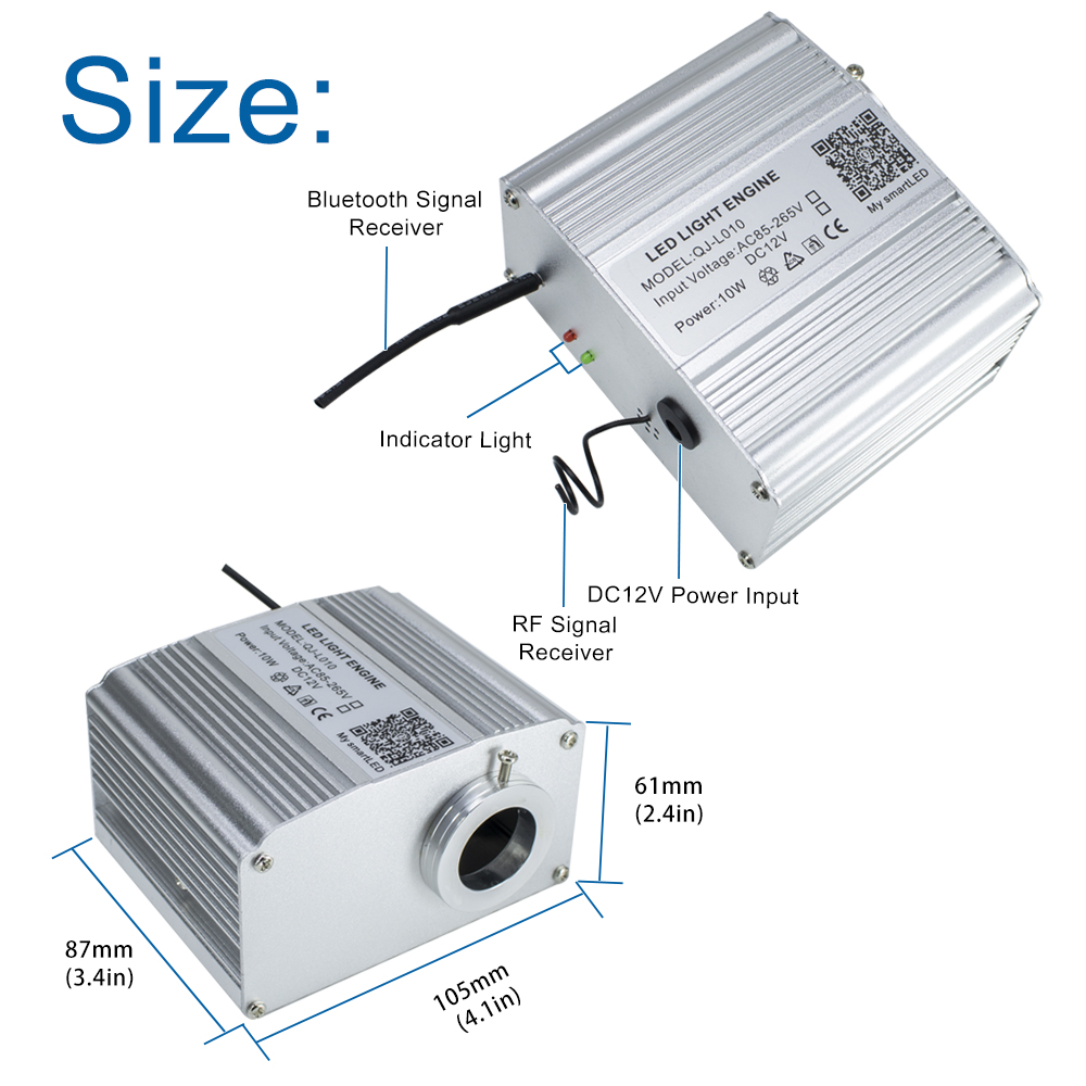 Luz de Techo de Fibra Óptica d - Car Roof Star Light Fiber Optic reseña y precio