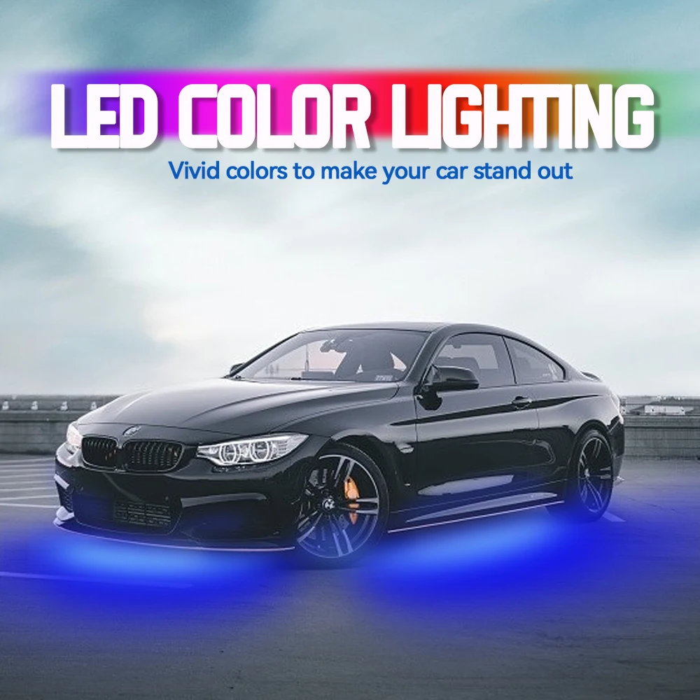 4 piezas de tiras de luces LED - Car Led Strip 12V Waterproof reseña y precio