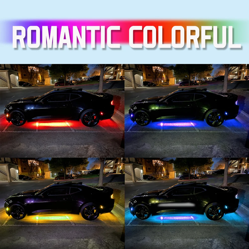 4 piezas de tiras de luces LED - Car Led Strip 12V Waterproof reseña y precio