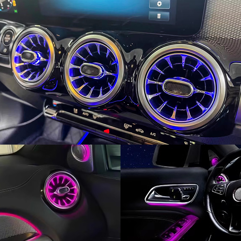 Para Benz W176 W117 W156 X156  - Car Ambient Lighting 64 Color reseña y precio