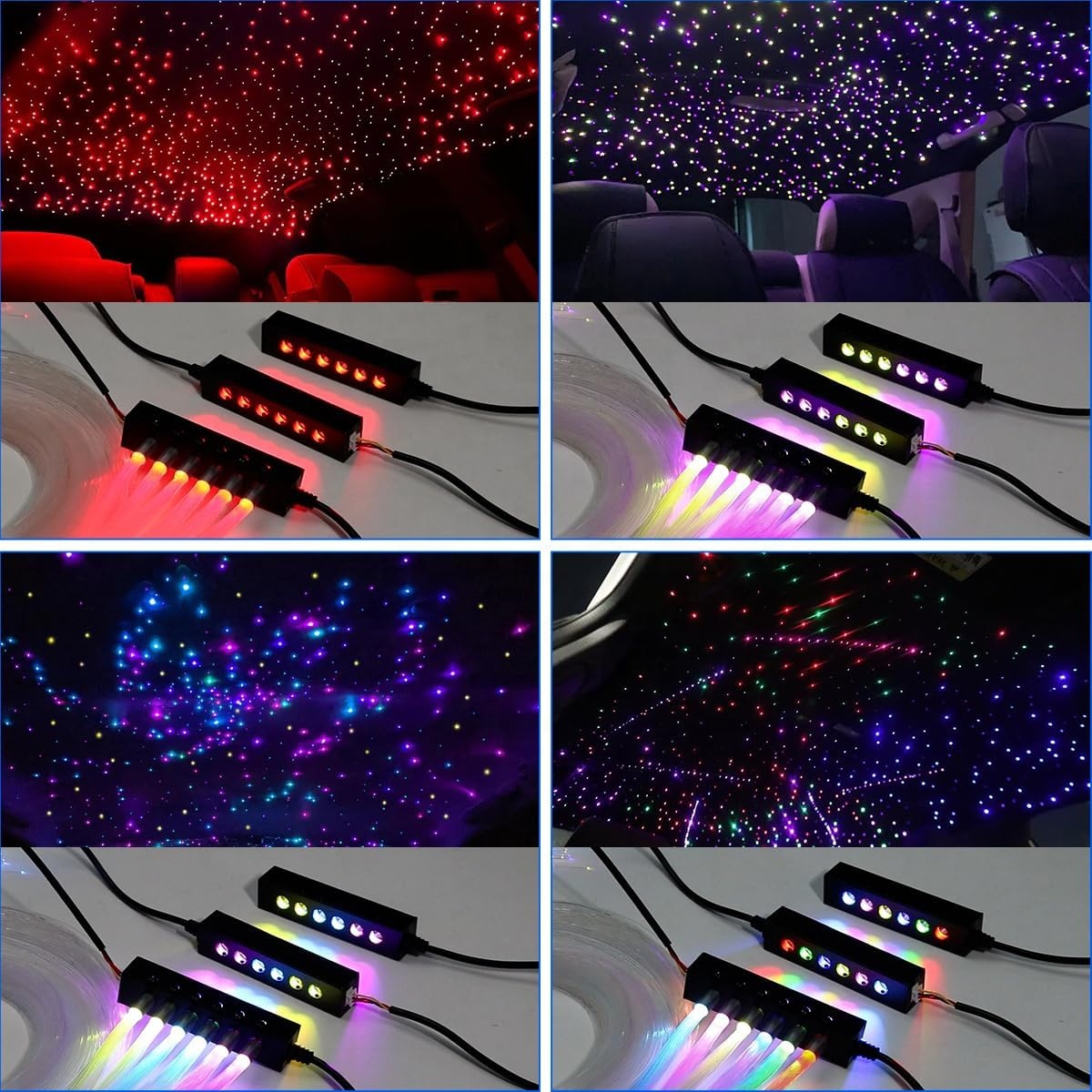 Fuente de luz de techo de fibr - Car Roof Star Light Fiber Optic reseña y precio
