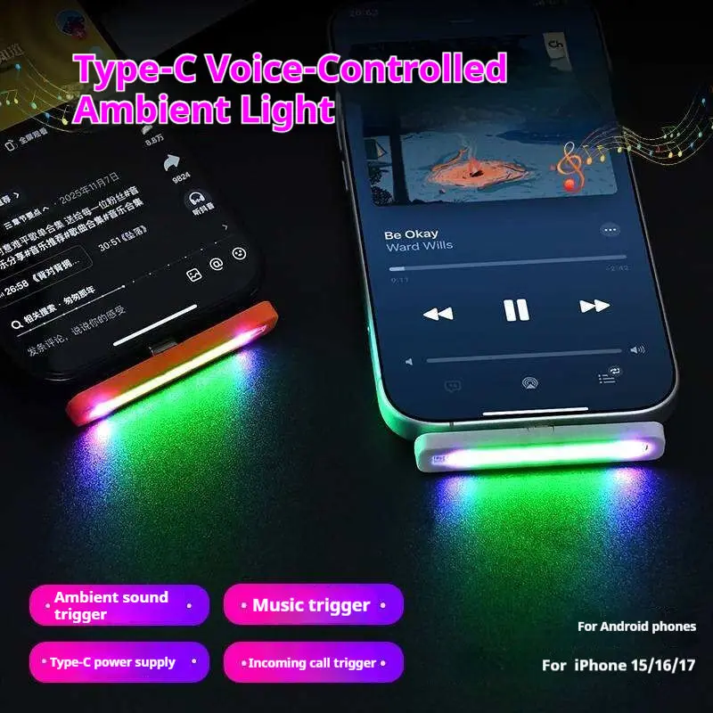 Lámpara de ambiente para coche - Car Ambient Light Sound Activated reseña y precio