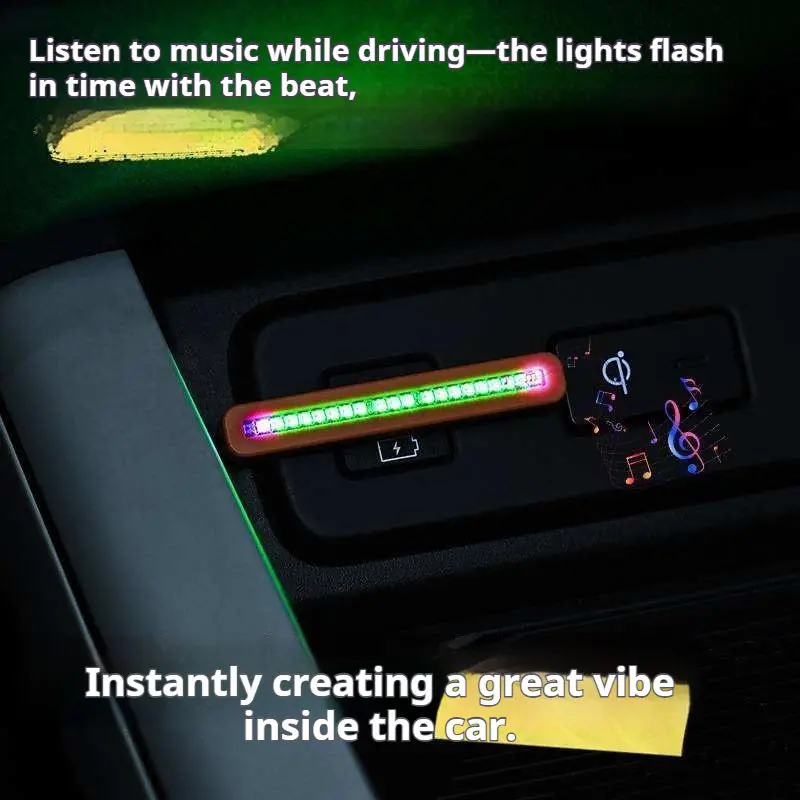 Lámpara de ambiente para coche - Car Ambient Light Sound Activated reseña y precio