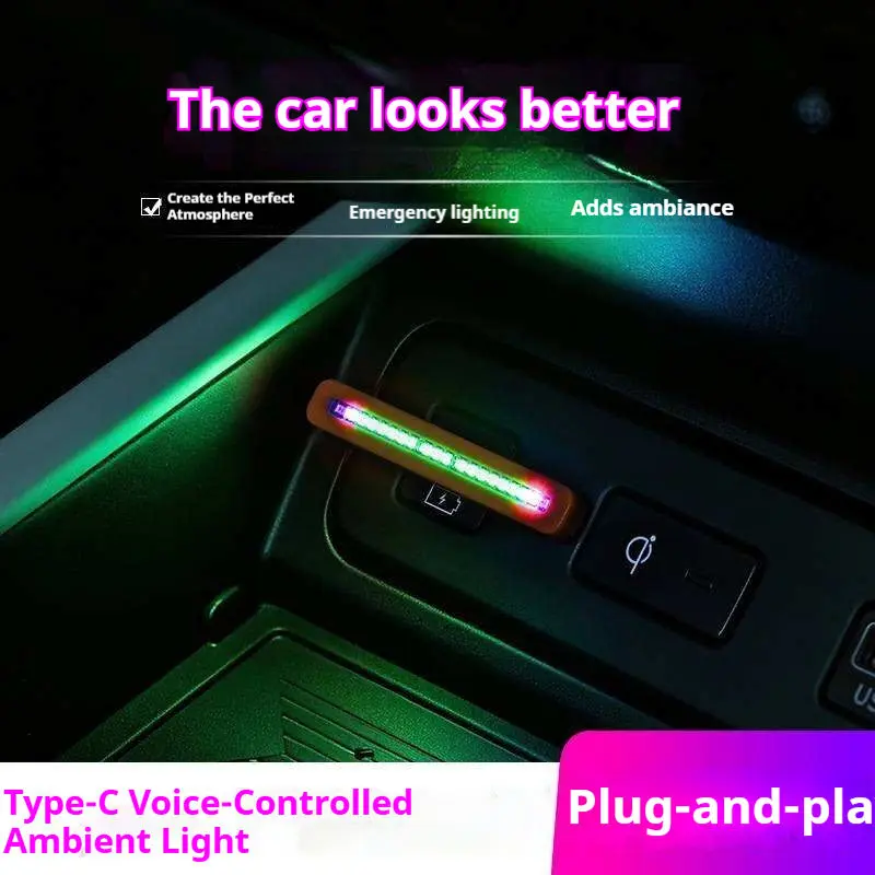 Lámpara de ambiente para coche - Car Ambient Light Sound Activated reseña y precio