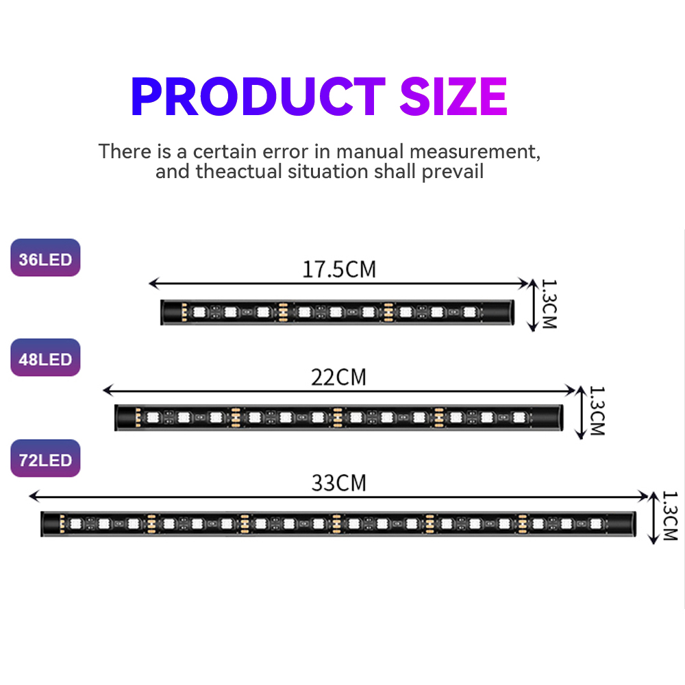 Kit de tira de luces LED de ne - Car Ambient Light Kit With Remote reseña y precio