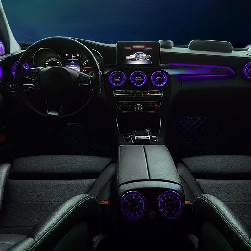Luz ambiental para mercedes-be - Car Ambient Lighting 18 In 1 reseña y precio