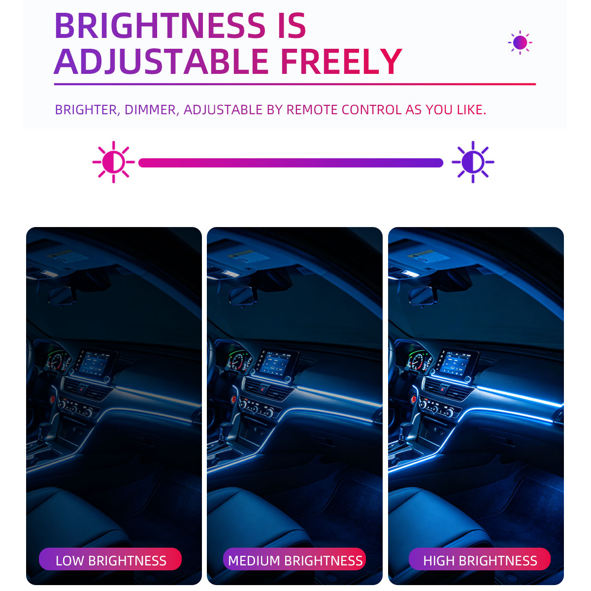 Tira de Luz LED RGB de Fibra Ó - Car Dashboard Light Fiber Optic reseña y precio