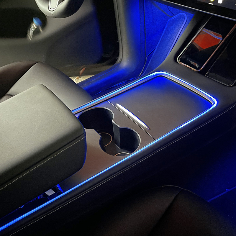 Luz ambiental LED para el pane - Car Dashboard Light Fiber Optic reseña y precio