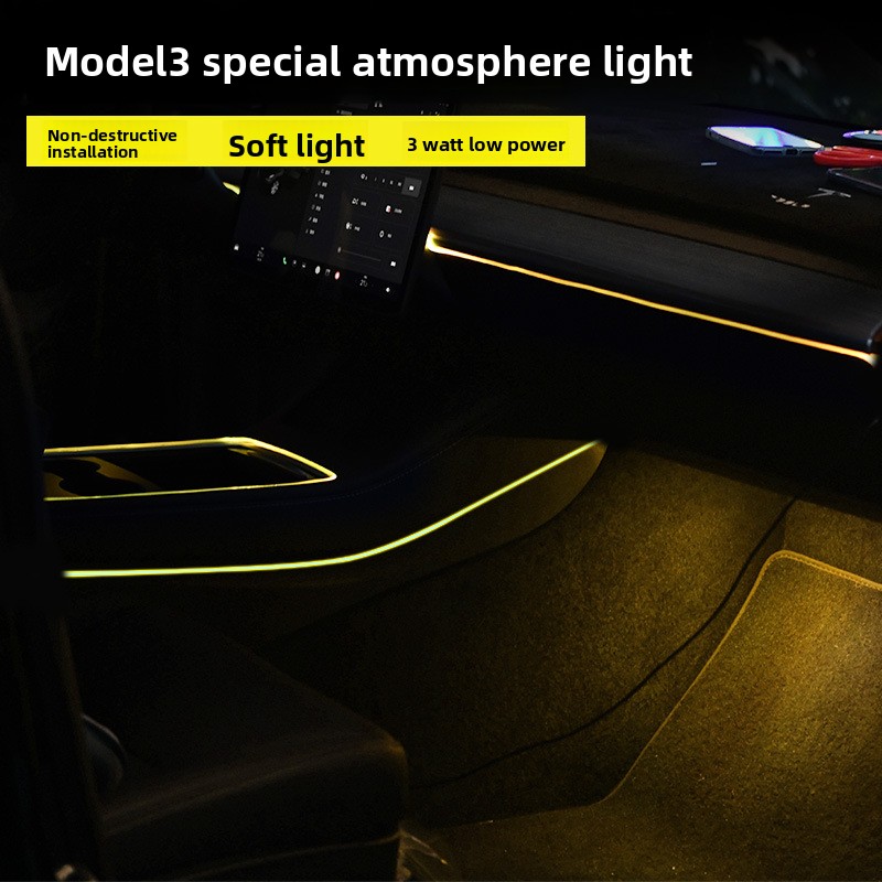 Luz ambiental LED para el pane - Car Dashboard Light Fiber Optic reseña y precio