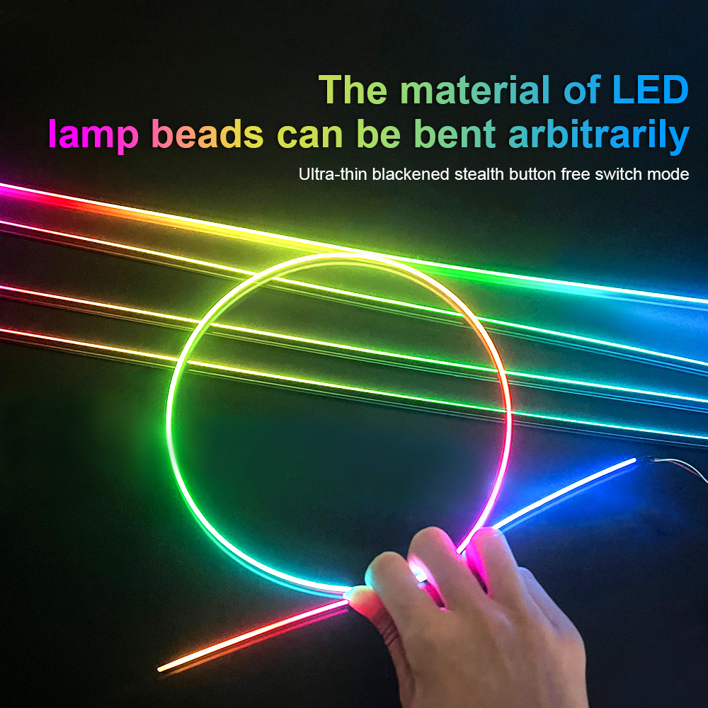 Luz LED RGB para ambiente de c - Car Dashboard Light Fiber Optic reseña y precio