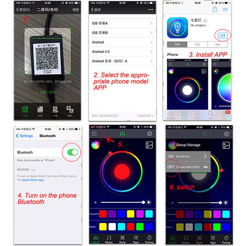 Lámparas de fibra óptica RGB 5 - Car Dashboard Light Fiber Optic reseña y precio